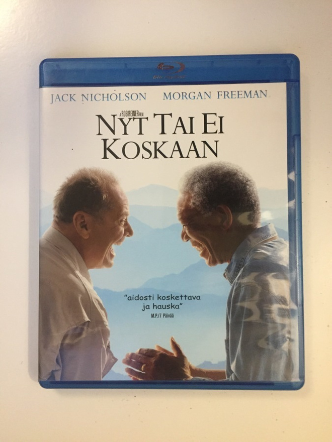 Nyt Tai Ei Koskaan - The Bucket List (Blu-ray Jack Nicholson