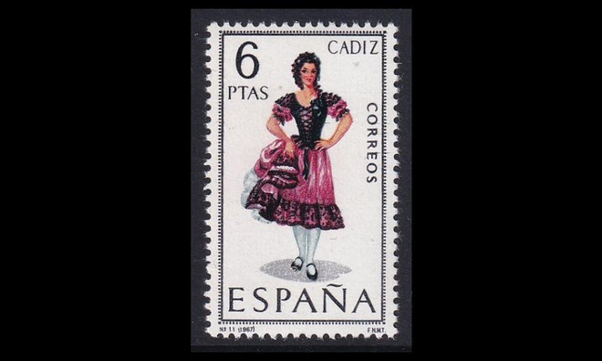 Espanja 1723 ** Kansanpukuja Cadiz (1967)