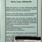 Maria Lang Bibliografia 1951-1998 - pikkukuva 2