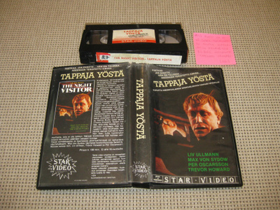 Tappaja Yöstä-VHS (FIx, Star Video, Max von Sydow, 1971)
