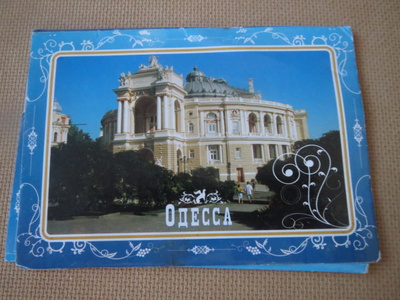 Ukraina: Odessa - postikorttikansio + yksi postikortti