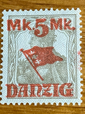 SAKSA DANZIG 1920 MERKKI**