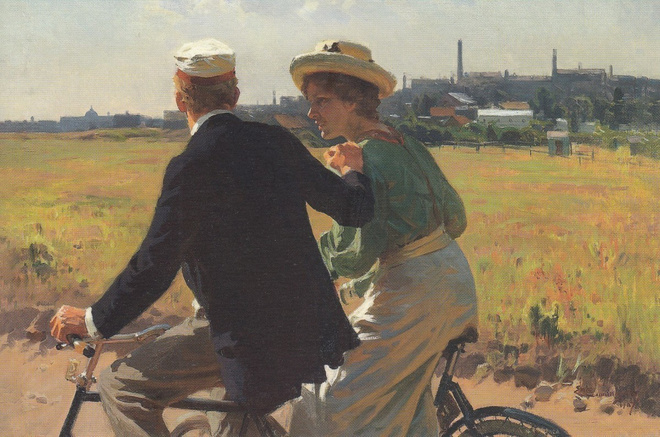 Erik Henningsen: Aamuinen pyöräily