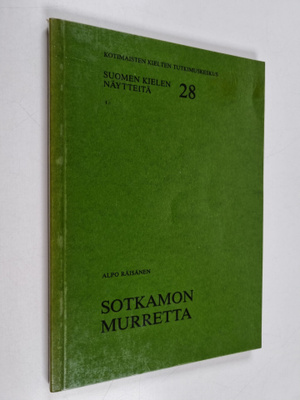 Alpo Räisänen : Sotkamon murretta