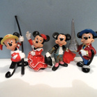 HARVINAINEN 90-LUVUN DISNEY MIKKI FIGUURI SARJA / SAKSA - pikkukuva 5