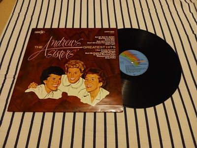 Andrews Sisters' – Greatest Hits lp Pop Jazz hieno