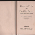 Cannon: How to Fish the Pacific Coast, Lane Co 1954,nid., K3 - pikkukuva 2