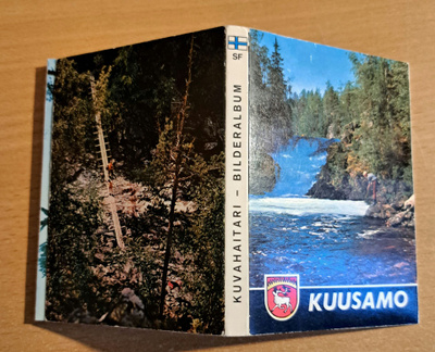 Kuusamo, kuvahaitari, 12 kuvaa kansineen