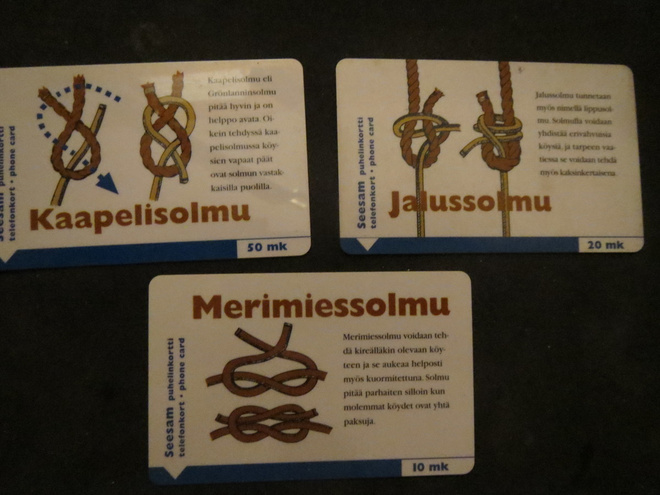 Kolme Seesam-puhelinkorttia - solmuaihe
