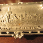 Vanha Berliini pöytäkoriste - tina/metalliseos 24x11 cm - pikkukuva 3