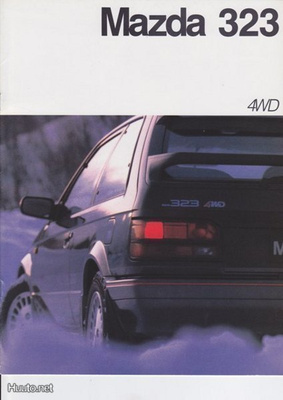 Mazda 323 Turbo 4WD -esite, 1986