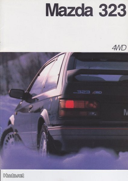 Mazda 323 Turbo 4WD -esite, 1986