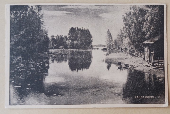 Kangasniemi, järvi- ja rantamaisemaa, mv pk, ei p.