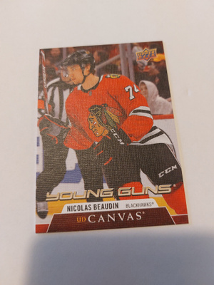 2020-21 Upper Deck Canvas #C99 Nicolas Beaudin YG