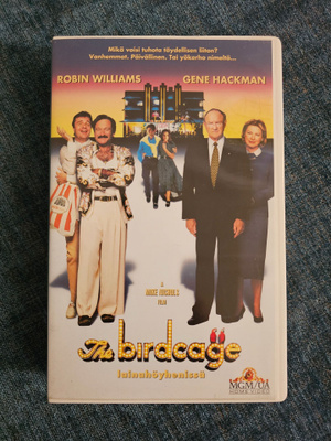 LAINAHÖYHENISSÄ - THE BIRDCAGE ( 1996 ) MGM/UA HOME VIDEO.