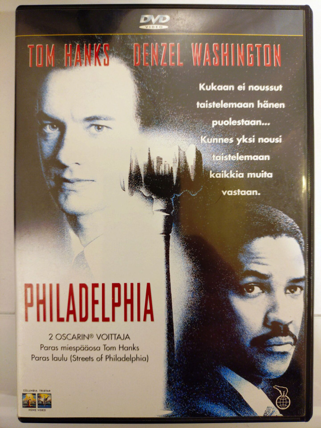 Philadelphia (1993) Tom Hanks & Denzel Washington dvd