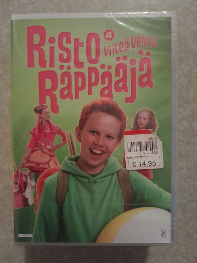 Risto räppääjä dvd