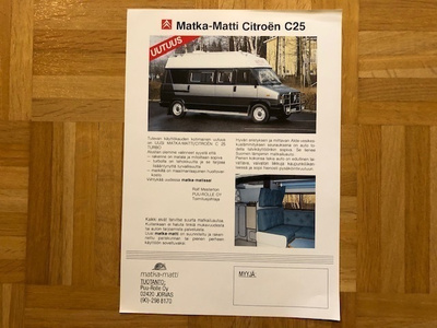 Esite Citroen C25 Matka-Matti 1990