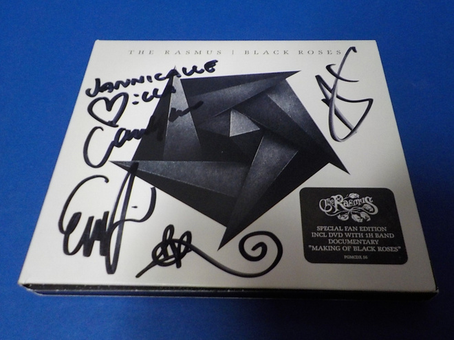 THE RASMUS - BLACK ROSES CD NELJÄLLÄ NIMMARILLA
