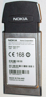 Nokia D211 mm. WLAN pcmcia-kortti