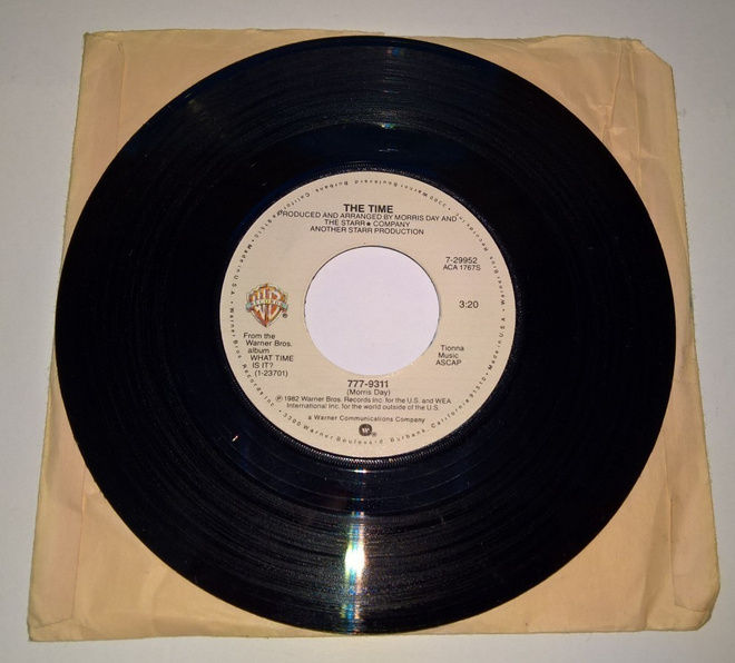 THE TIME 777-9311 ACA 1768S  1982 WARNER BROS RECORDS 7" 45