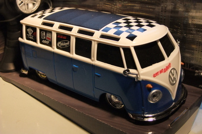 Volkswagen samba van -62 R/C auto 1:24