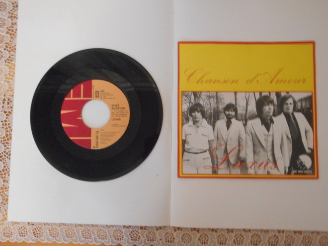 LUXUS / LEA LAVEN 7"VinyyliChanson d`Amour v.1977