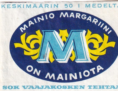 Mainio margariini on mainiota . s53