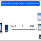 QGeeM 4K USB C - HDMI-kaapeliadapteri #31427 - pikkukuva 5