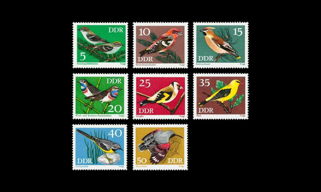 DDR 1834-41 ** Uhanalaisia laululintuja (1973)