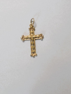 14K Kultariipus risti 29mm