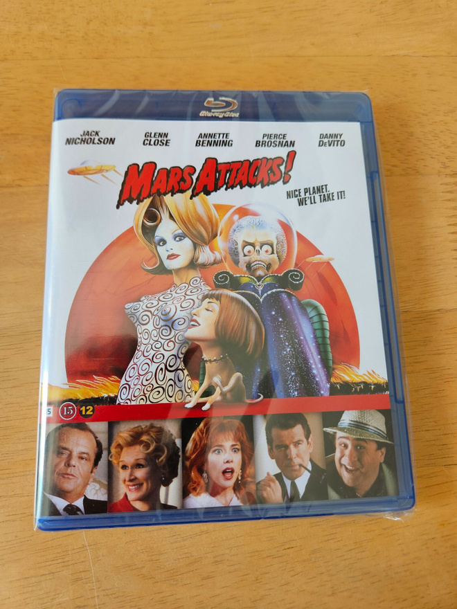 Mars Attacks! - Mars hyökkää! (Blu-ray, uusi)