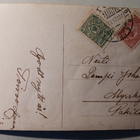 Lapset kuljettavat rahasäkkejä autolla, Uusi Vuosi, p. 1917 - pikkukuva 2