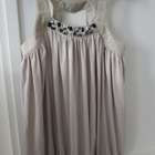 B.young beige lyhythelmainen Mekko / Mini Dress - koko S - pikkukuva 1