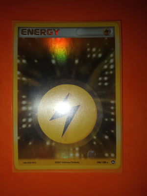Lightning Energy 106/108 - EX Power Keepers RARE HOLO card