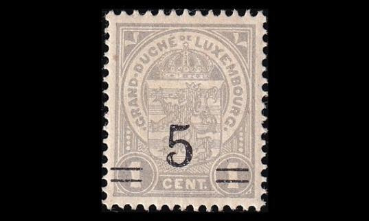 Luxemburg 109 * Käyttösarja 5/1 C (1915)