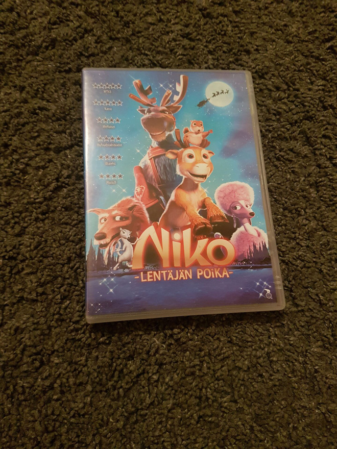 Niko - lentäjän poika DVD lastenelokuva
