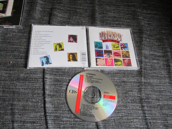 Loverboy - Big Ones  ( hienokuntoinen cd v 1989