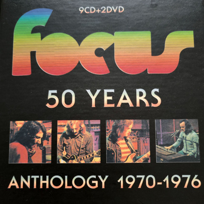Focus – 50 Years: Anthology 1970-1976 9CD:n ja 2DVD:n boxi