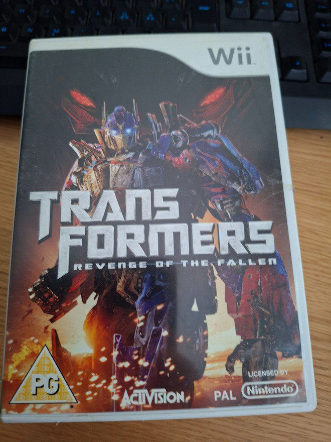 WII Transformers Revenge of the Fallen CIB
