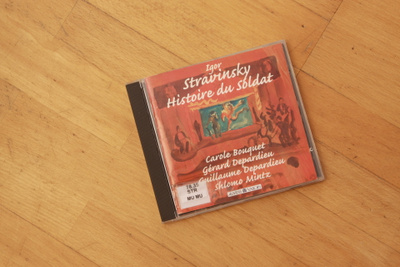 Stravinsky Histoire du soldat Shlomo Minzt CD