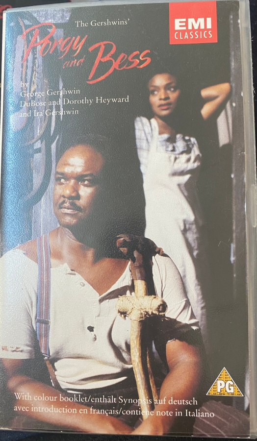 Porgy and Bess. 2 VHS - Gershwin, Simon Rattle
