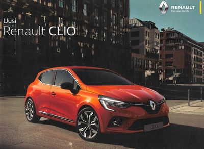 2019 Renault Clio esite - suom - KUIN UUSI -  32 sivua