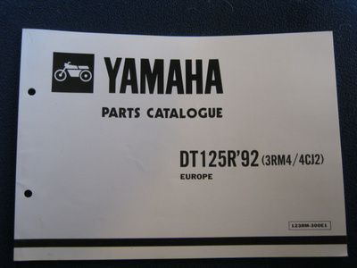 varaosaluettelo Yamaha DT125R -92