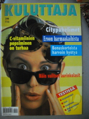 Kuluttaja Nro 2/1998 (6.11)