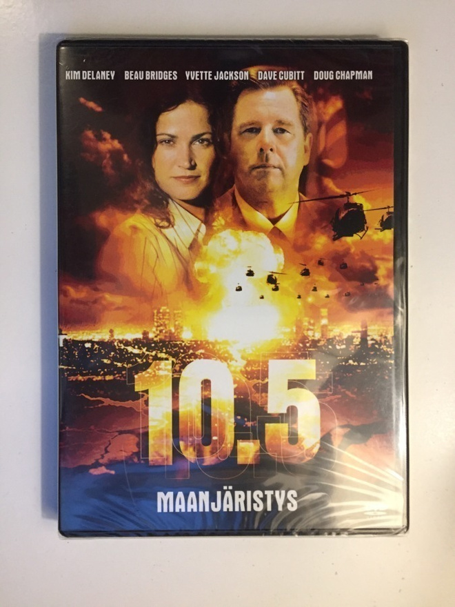 10.5 maanjäristys (DVD) Kim Delaney, Beau Bridges 2004 UUSI!