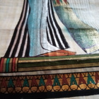 EGYPTILÄINEN PAPYRYS MAALAUS 40X16 - pikkukuva 5