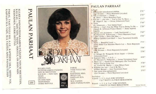 Paula Koivuniemi Paulan parhaat c-kasetti