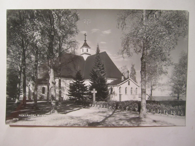 VANHA Postikortti Pieksämäki 1950-l Alkup.Mallikappale