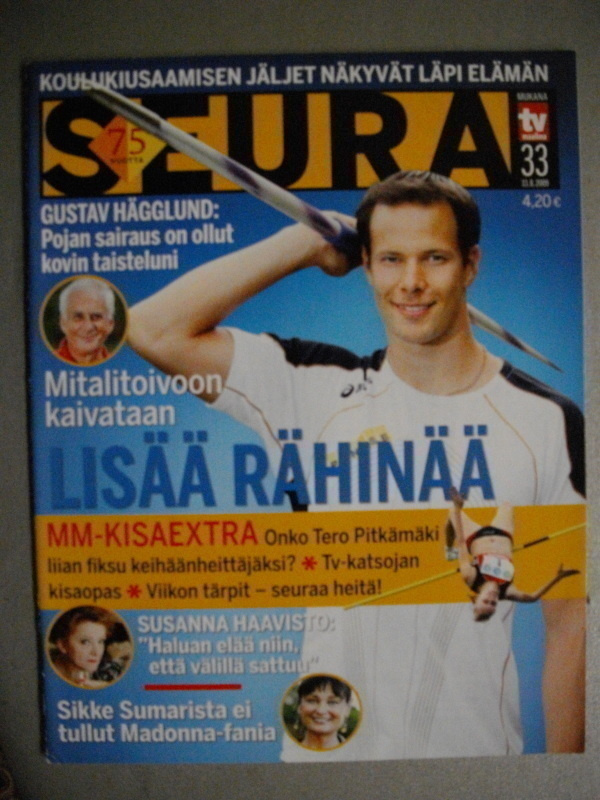 Seura lehti Nro 33/2009 (16.3)